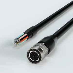 12-Pin Female to Open Trigger I/O & Camera Power High-Flex Cable for Industrial Camera