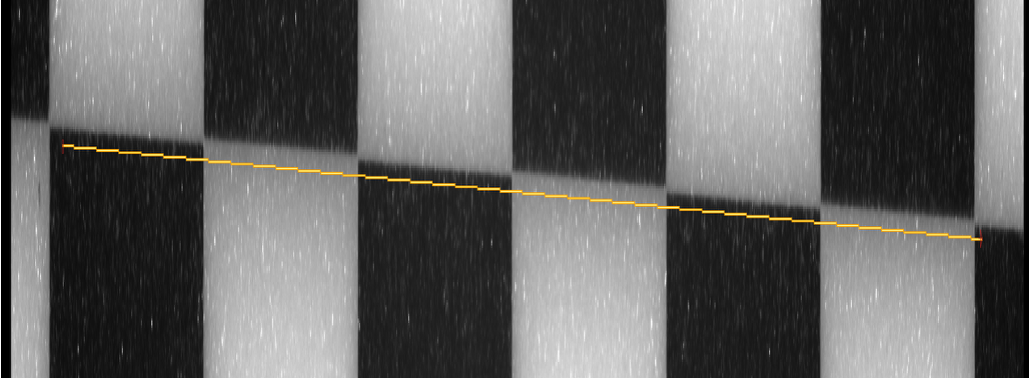 Straightness Results - Chrome on Glass Calibration Target1