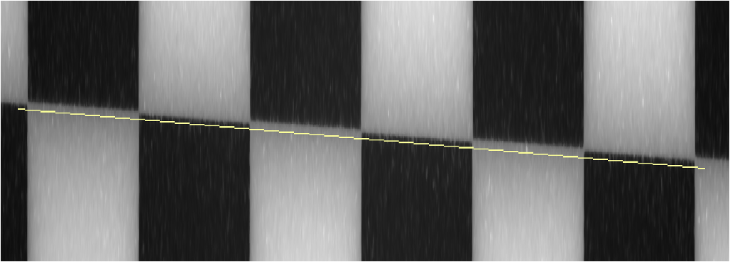 Straightness Results - Chrome on Glass Calibration Target2