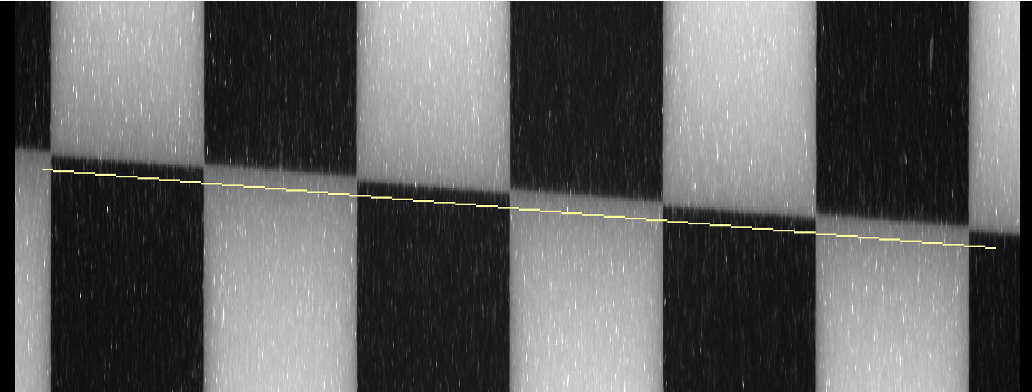 Straightness Results - Chrome on Glass Calibration Target3