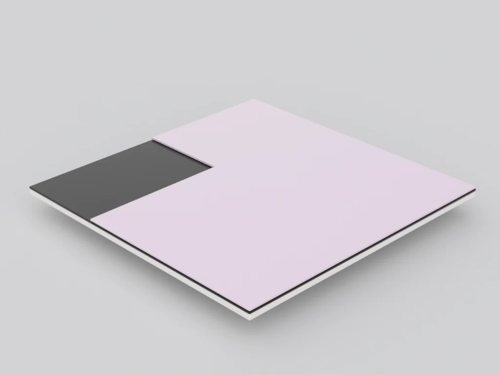 Chrome Coating Manufacturing Process step 3 Developing | Calibvision ceramic calibration target