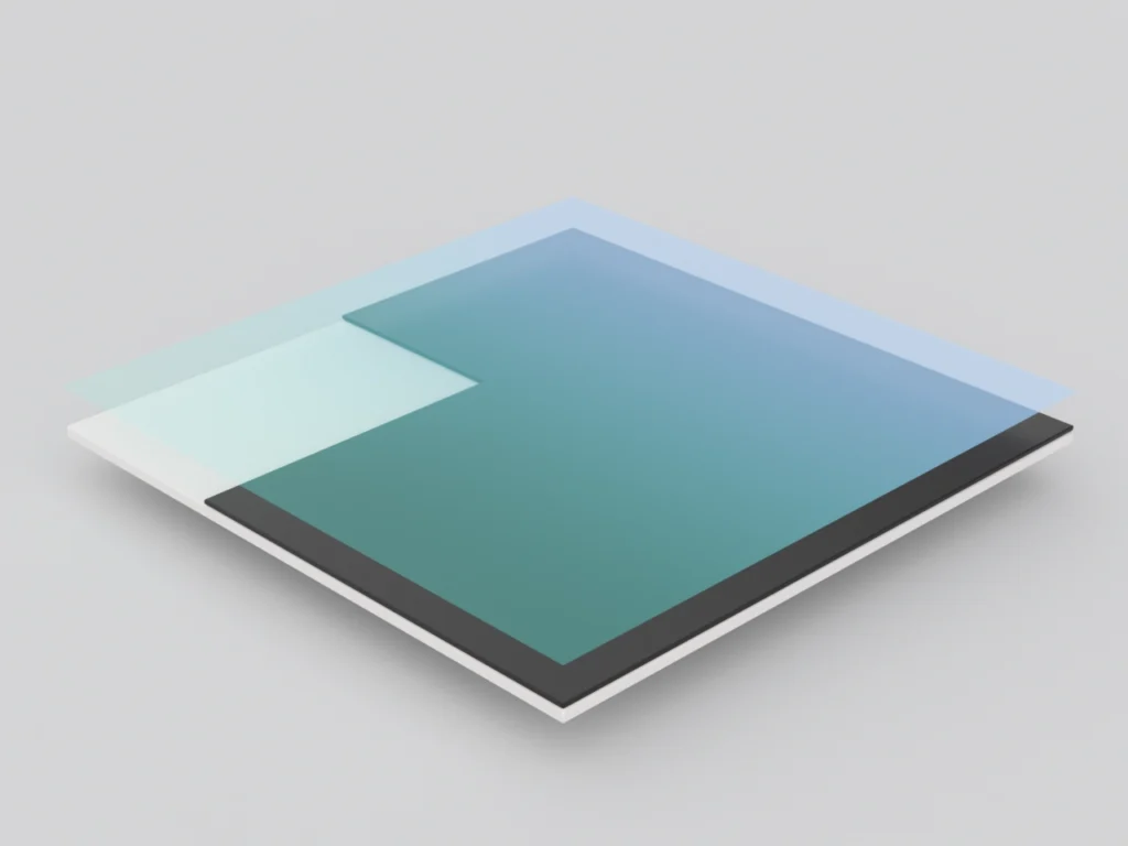 Chrome Coating Manufacturing Process step 7 Pellicle Mounting | Calibvision ceramic calibration target