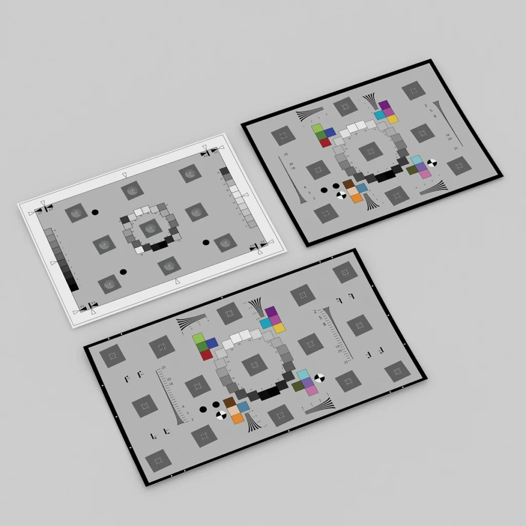 ISO12233 eSFR Test Chart for Camera Resolution and Image Quality Testing