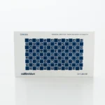Matte ceramic ChArUco calibration board, blue chrome, front-lit, ±2µm accuracy