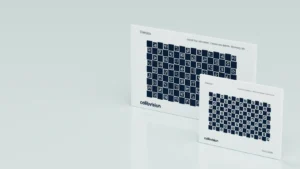 ChArUco pattern detail combining chessboard corners and embedded ArUco markers