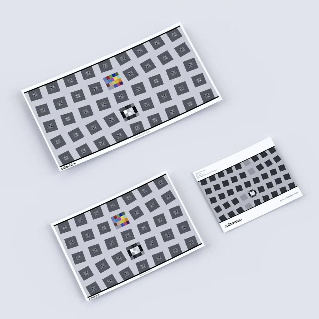 sfrplus test chart — imatest designed grid target for automated mtf, distortion, and sharpness mapping
