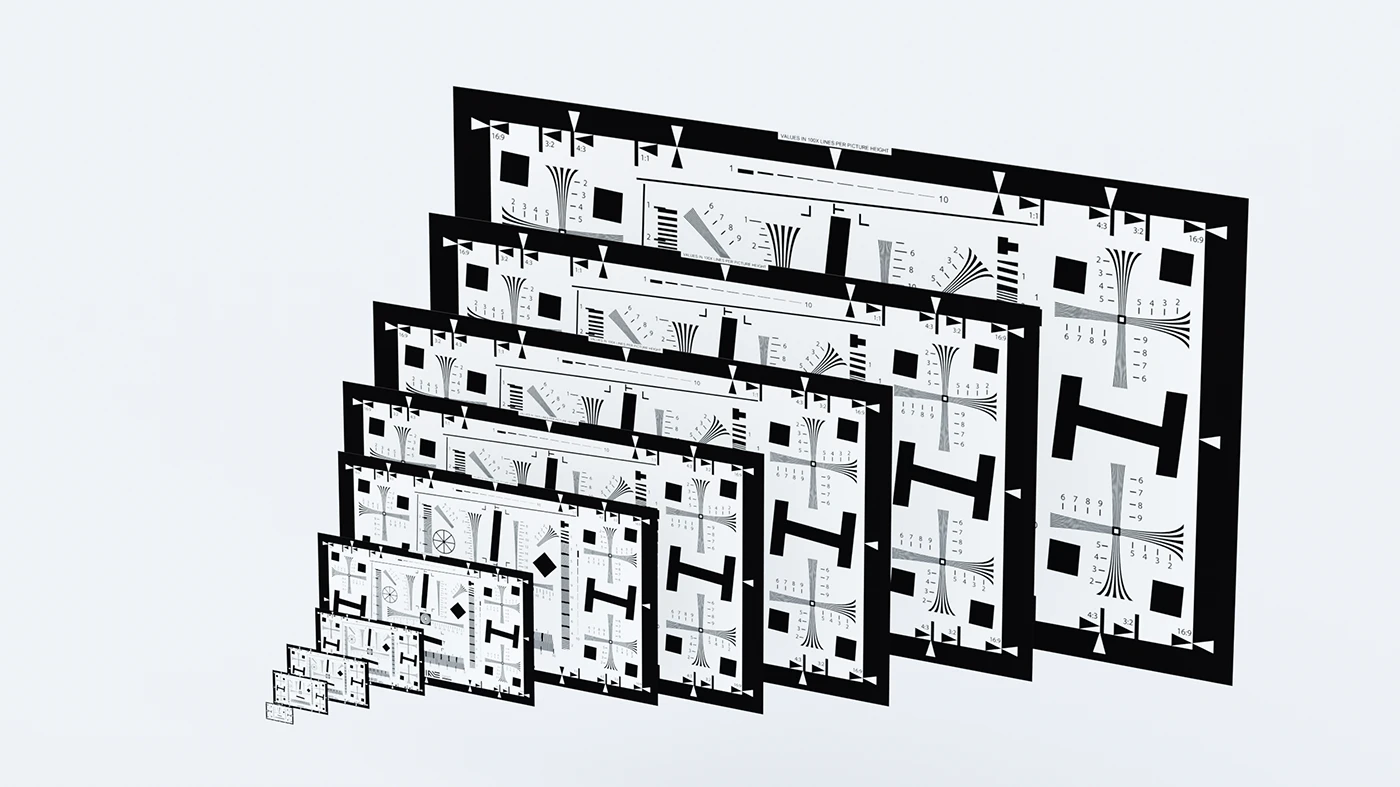 iso12233 resolution test chart all sizes calibvision