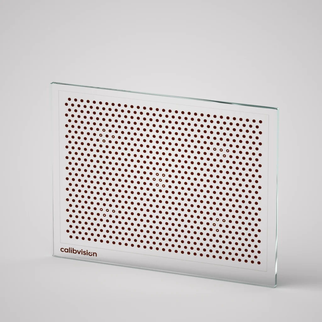 halcon calibration plate — circular mark targets for mvtec halcon