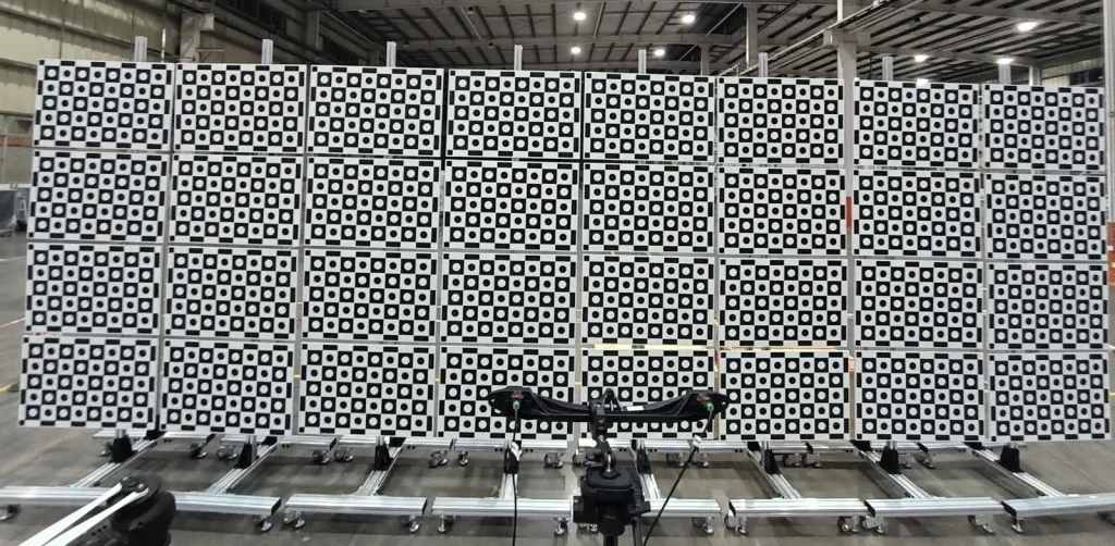 calibration target wall 32 panels